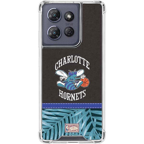 NBA Charlotte Hornets Retro Palms Moto G Play 5G (2025) Clear Case